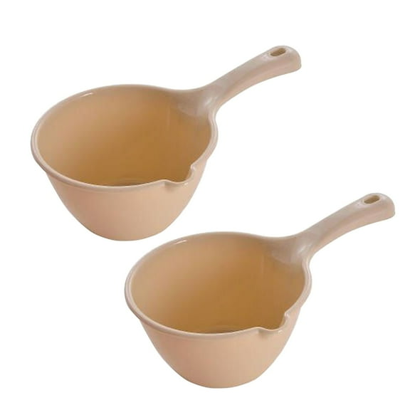 SouMaox Plastic Water Ladle Long Handle Dipper Lightweight Bath Scoop Kitchen Rinse Cup Multipurpose Water Bailer Household Washing Tool