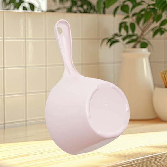 SouMaox Plastic Water Ladle Thickened Kitchen Scoop Long Handle Dipper Transfer for Home Cooking Vegetable Rinsing Picnic Activities