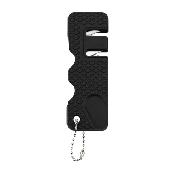 SouMaox Pocket Kit Sharpener Portable Scissor Sharpening Tool Outdoor Keychain Fish Hook Honer Manual Edge Restorer Versatile Accessory