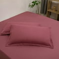 thumbnail image 1 of SouMaox Polyester Pillowcase Breathable Bedding Soft Sleep Cover Smooth Fabric Sham for Home Bedroom Decor Use, 1 of 9