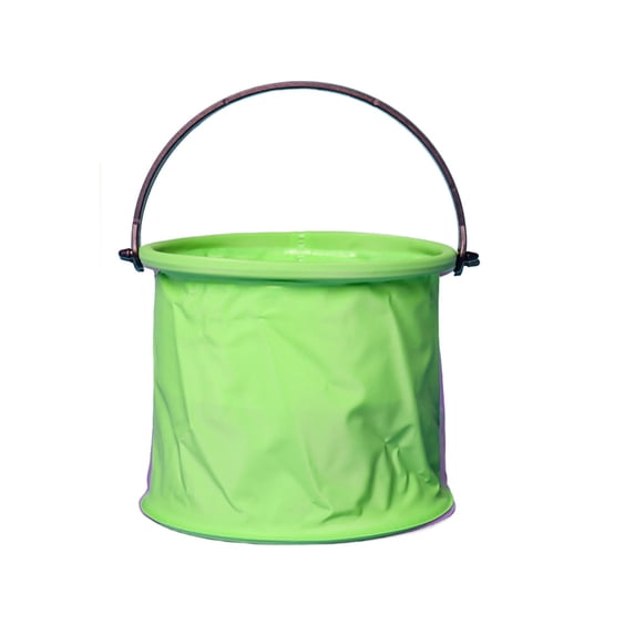 SouMaox Portable Collapsible Bucket Retractable Folding Water Pail Outdoor Travel Car Wash Accessory Compact Utility Container