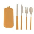 thumbnail image 1 of SouMaox Portable Flatware Set, Detachable Reusable Utensils, Travel Silverware, Dining Accessory, for Camping Trips, 1 of 9