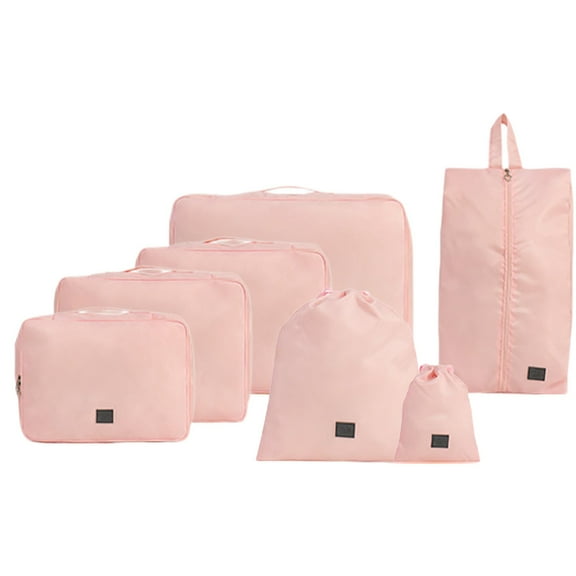 SouMaox Portable Luggage Packing Cubes Lightweight Durable Fabric Versatile Travel Sorting Bag for Dormitory Moving Camping Organization