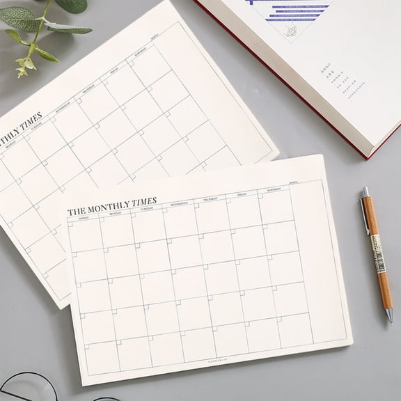 SouMaox Portable Plan Book, Tearable Memo Pad, Daily Planner, Schedule Tracking, for Office Kitchen Desktop