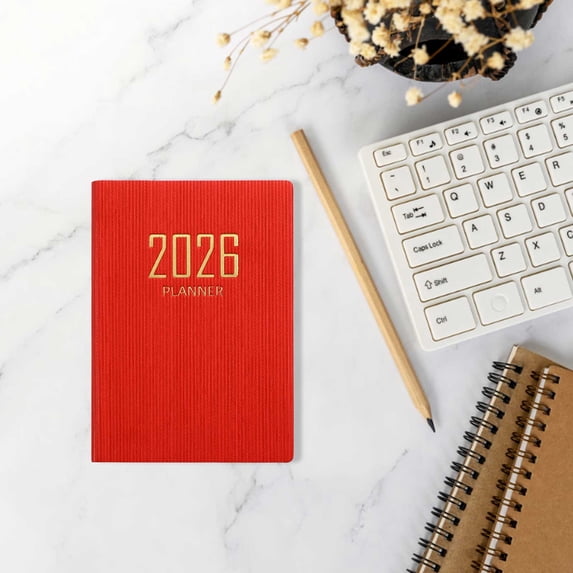 SouMaox Portable Planner, Pocket Schedule Organizer, Mini Daily Notepad, Versatile Writing Journal for Office Home Desktop Organization
