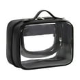 thumbnail image 1 of SouMaox Portable Storage Pouch Flexible Handle Travel Organizer Toiletry Case Large Opening Container for Daily Commuting Vacation Use, 1 of 9