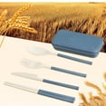 thumbnail image 1 of SouMaox Portable Travel Flatware, Foldable Reusable Utensils, Lightweight Picnic Cutlery, Outdoor Dining Set for Camping Workplace Office, 1 of 8