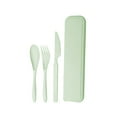 thumbnail image 1 of SouMaox Portable Utensils Set Reusable Flatware Travel Cutlery Case Outdoor Dining Spoon Fork Kit Set Camping Gear Lightweight Tableware, 1 of 8