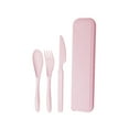 thumbnail image 1 of SouMaox Portable Utensils Set Reusable Flatware Travel Cutlery Case Outdoor Dining Spoon Fork Kit Set Camping Gear Lightweight Tableware, 1 of 8
