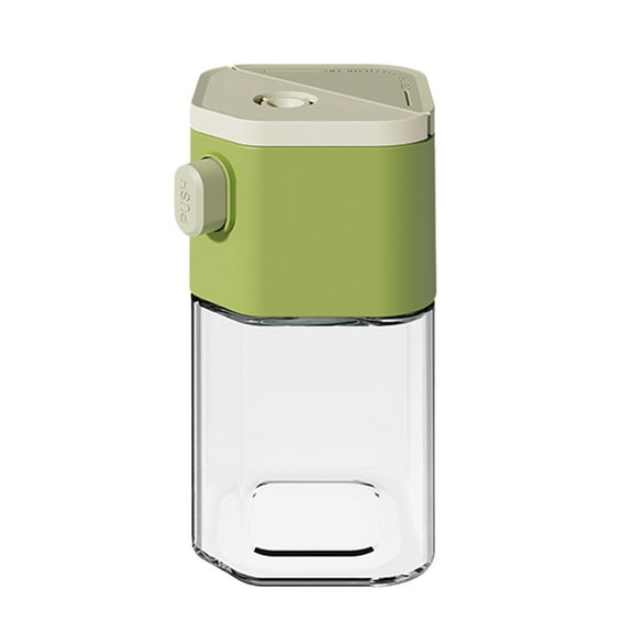 SouMaox Quantitative Seasoning Dispenser Shaker Glass Condiment Jar Precise Pour Kitchen Spice Bottle Salt Pepper Shaker Storage Container