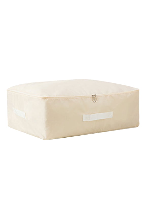 Quilt Storage Bag Reinforced Handle Clothes Organizer Box Moving Luggage Container for Closet Basement Garage Attic Dormitory