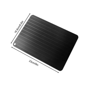 SouMaox Rapid Thawing Plate Kitchen Metal Defrosting Tray Aluminum Alloy Multi Functional Cutting Surface Quick Frozen Meat Melt Board