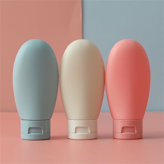 SouMaox Refillable Squeeze Containers Leak-Resistant Travel Bottles Toiletry Dispenser Set for Organized Vacation Packing Luggage Suitcases