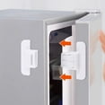 thumbnail image 1 of SouMaox Refrigerator Latches, Easy Install Adhesive Buckle, Fridge Closure Clip, Secure Door Fastener for Kitchen Home Appliance Storage, 1 of 6