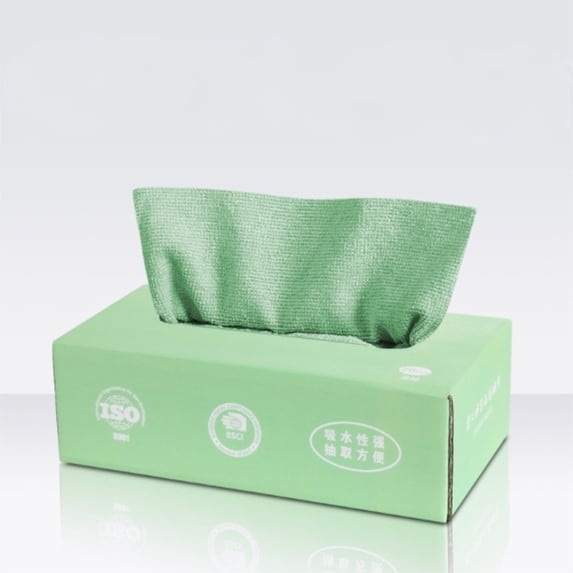SouMaox Reusable Cleaning Cloths, Absorbent Microfiber Cloths, Super Absorbent and Lint-Free, For Kitchen Counters and Glass Surfaces, Household Cleaning Essential