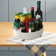 thumbnail image 1 of SouMaox Rotatable Seasoning Organizer Smooth Spinning Spice Holder Kitchen Storage Rack Pantry Organization for Apartment Cabinet Countertop, 1 of 8