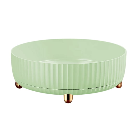 SouMaox Rotating Storage Turntable Smooth Spin Organizer Spice Tray Tabletop Tiered Stand Pantry Racks for Kitchen Countertops