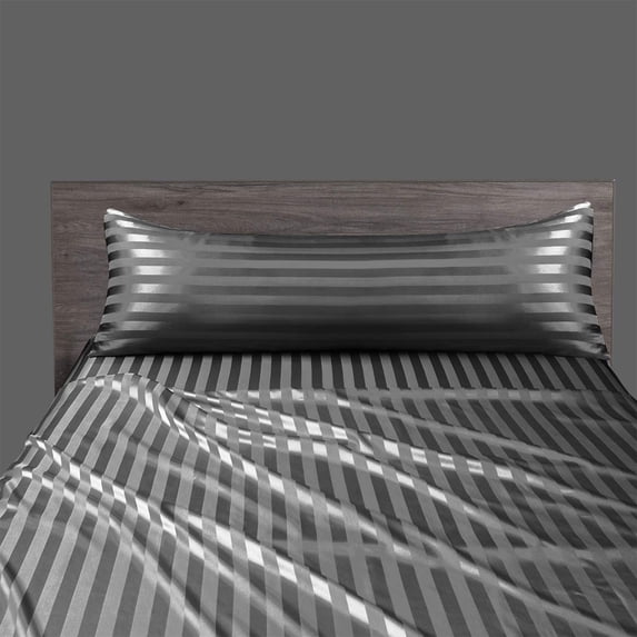 SouMaox Satin Pillowcase, Resistant Artificial Silk, Long Bolster Cover, Sleeping Surface Enhancement for Bedroom Bedding Collections