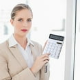 thumbnail image 1 of SouMaox Scientific Calculator Solar Dual Power Handheld Math Tool Office Financial Accounting Device for Desktop Business Calculation, 1 of 8
