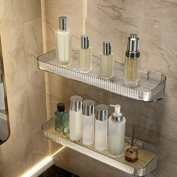 SouMaox Shower Caddy Wall Mount Shelf Bathroom Organizer Shampoo Rack Storage Holder for Vertical Surfaces