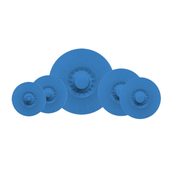 SouMaox Silicone Suction Lids Reusable Bowl Covers Heat Resistant Microwave Pot Caps Airtight Seal Food Storage Kitchen Accessory