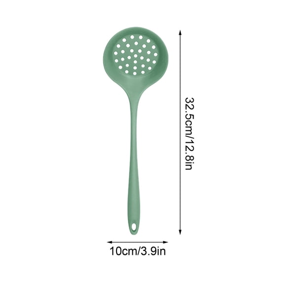SouMaox Slotted Skimmer Spoon Long Handle Kitchen Strainer Ladle Lightweight Heat Resistant Spatula Utensil Versatile Cooking Tool