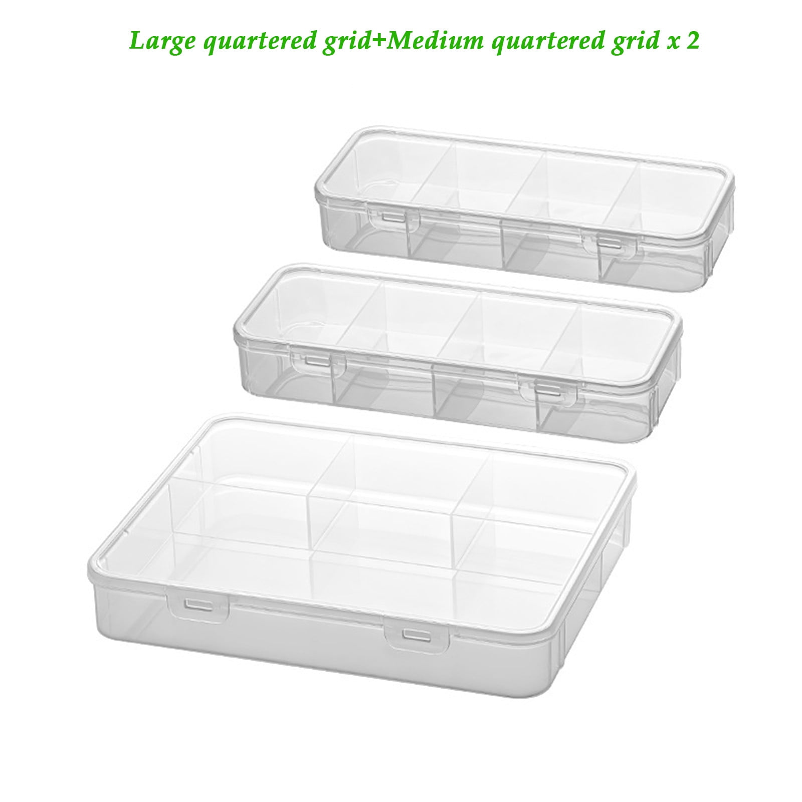 Ox Box Stackable SouMaox Stackable Pencil Box Translucent Office Supplies Storage ...