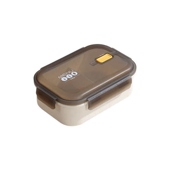 SouMaox Stainless Steel Bento Box Partitioned Food Container Meal Prep Storage Portable Lunch Case for Office Professionals