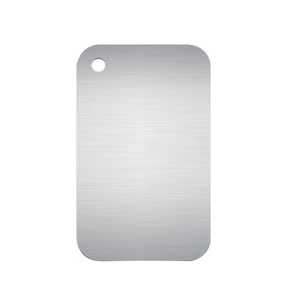 SouMaox Stainless Steel Chopping Board Non-Slip Reversible Kitchen Prep Surface Heavy Duty Metal Dough Kneading Board Professional Grade