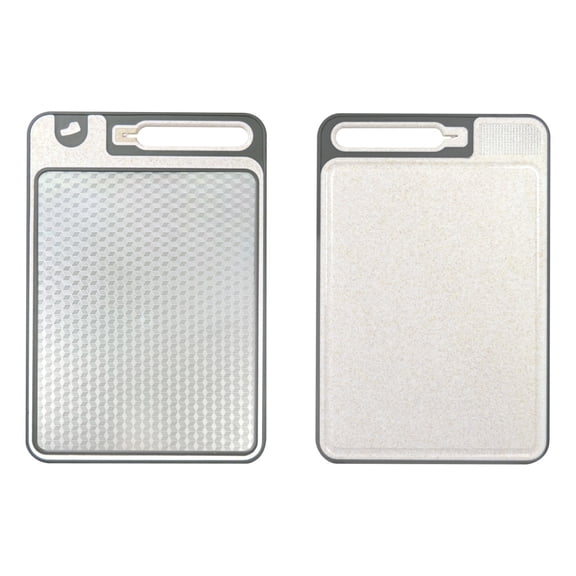SouMaox Stainless Steel Cutting Board Double Sided Mesh Metal Chopping Board Slicing Dicing Meat Vegetables for Kitchen Countertop Camping