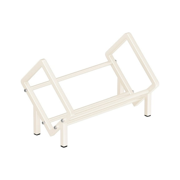 SouMaox Stainless Steel Desktop Bookshelf, Rust Resistant Durable Metal Construction, Organized File Storage Rack for Home Office Study