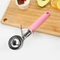 thumbnail image 1 of SouMaox Stainless Steel Ice Cream Scoop, Ergonomic Release Spring Trigger, Fruit Baller, Easy Scooping Serving for Home Dessert Kitchens, 1 of 9