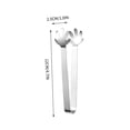 thumbnail image 1 of SouMaox Stainless Steel Kitchen Tongs Mini Serving Utensils Small Appetizer Gadgets Heavy Duty Metal Food Flippers Portable Cooking Tools, 1 of 8