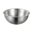 thumbnail image 1 of SouMaox Stainless Steel Mixing Bowl Kitchen Metal Prep Basin Reusable Salad Server Durable Food Storage Container Green Lid Home Essential, 1 of 7