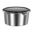 thumbnail image 1 of SouMaox Stainless Steel Mixing Bowl Set Airtight Lid Kitchen Storage Container Stackable Metal Food Prep Basin Reusable Serving Dish, 1 of 9