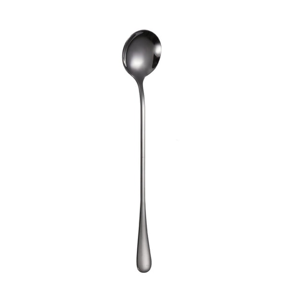 SouMaox Stainless Steel Mixing Spoon Long Handle Coffee Stirrer Ice Cream Scoop Utensil for Home Cafe