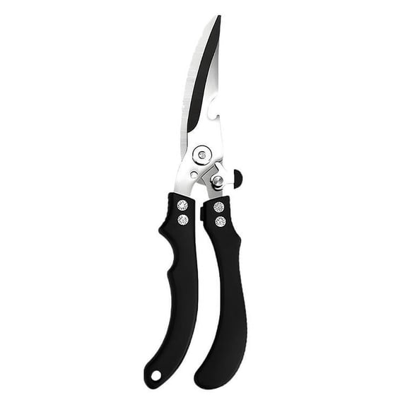 SouMaox Stainless Steel Poultry Scissors, Heavy Duty Kitchen Shears, Cooking Tool for Meat Vegetable Food Preparation