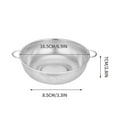 thumbnail image 1 of SouMaox Stainless Steel Rice Washer Strainer Bowl Colander Vegetable Drainer Kitchen Storage Basin Sieve Mesh Basket Home Cooking Essential, 1 of 8