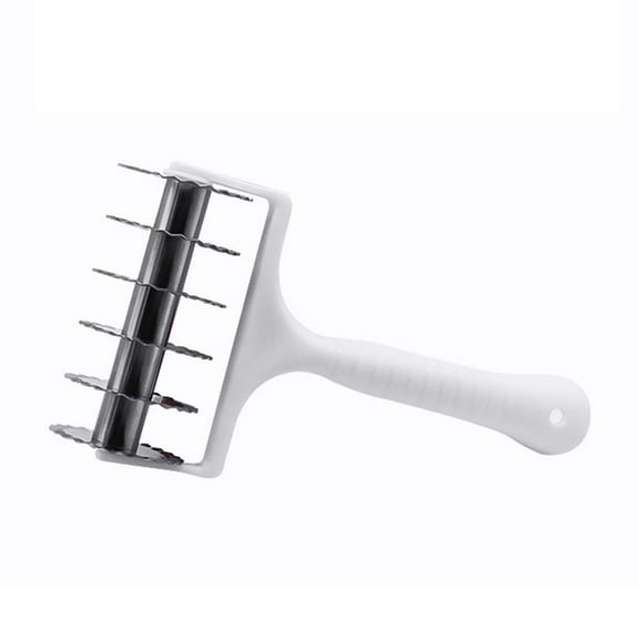 SouMaox Stainless Steel Roller Pasta Cutter Wave Pattern Manual Dough Slitter Multi Wheel Kitchen Tool Rolling Noodle Slicer Wheel