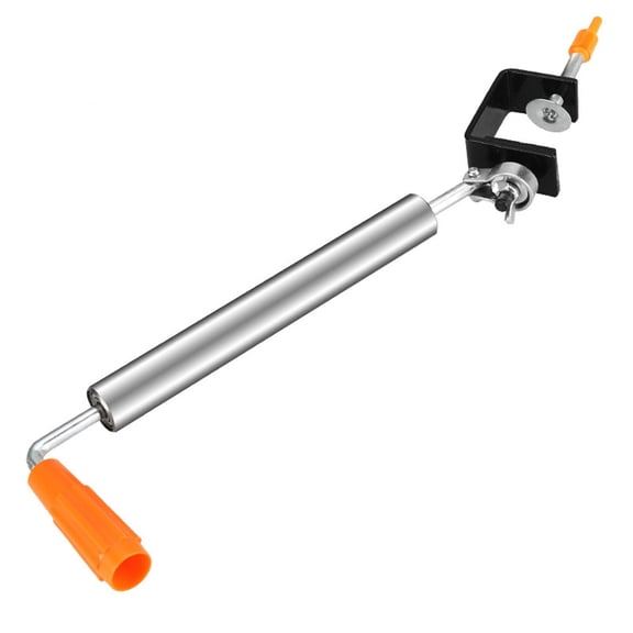 SouMaox Stainless Steel Rolling Pin Smooth Rotating Handle Dough Roller Tool Prep Baking Accessories for Modern Kitchen Pastry