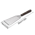 thumbnail image 1 of SouMaox Stainless Steel Slotted Spatula Turner Professional Metal Kitchen Flipper Versatile Cooking Utensil Griddle Scraper Tool, 1 of 7