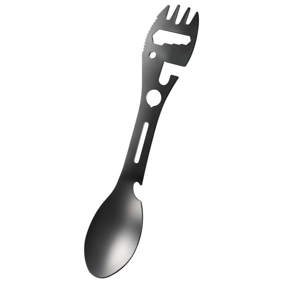 SouMaox Stainless Steel Spork Multi Tool Portable Outdoor Camping Utensils Picnic Hiking Backpacking Cutlery Travel Dining Gear
