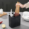 thumbnail image 1 of SouMaox Stainless Steel Utensil Holder Ventilated Drainage Cutlery Organizer Kitchen Storage Rack for Countertop Wall Mount Organization, 1 of 9