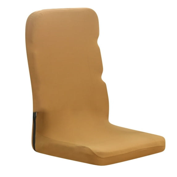 SouMaox Stretch Dining Chair Slipcover Solid Color Removable Seat Protector Universal High Elastic Brushed Fabric Washable Furniture Wrap