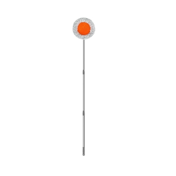 SouMaox Sunflower Mop, High Reach Rotating Head Circular Cleaner, Ceiling Wall Dusting Tool for Home Interior Glass Mirror Surface Cleaning