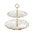 thumbnail image 1 of SouMaox Tiered Fruit Plates, Thickened Transparent Dessert Rack, Space Saving Multilayer Design, Displaying Sweet Treats, for Party Wedding, 1 of 6