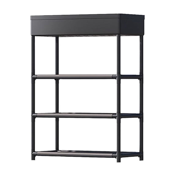 SouMaox Tiered Shoe Rack, Multi Shelf Storage, Stable Vertical Structure, Organizes Footwear Daily Essentials for Entryway Bedroom Closet