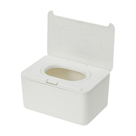 SouMaox Tissue Box Cover, Integrated Smartphone Stand, Solid Plastic Organizer, Desktop Napkin Storage for Bedroom Vanities Parlors