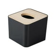 thumbnail image 1 of SouMaox Tissue Box, Wooden Flip Lid, Durable Plastic Housing, Stylish Paper Storage for Modern Living Room Dining Room Tabletop Decor, 1 of 6