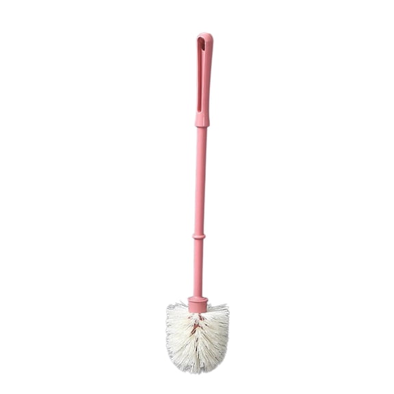 SouMaox Toilet Bowl Brush Long Handle Scrubber Bathroom Cleaning Accessory Compact Storage Tool Slim Restroom Cleaner Wand Modern Utility
